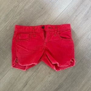 Pink mini shorts from free people in great condition, women’s size 26